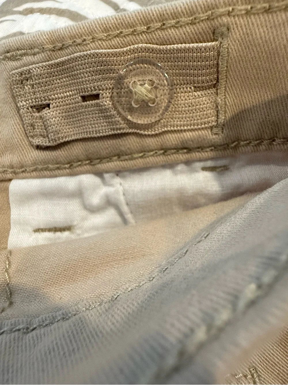 Children's Place Lot of 3 Girls' Khaki Shorts Size 14 Adjustable Waist